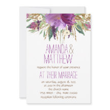 Mariage Fleur Aquarelle