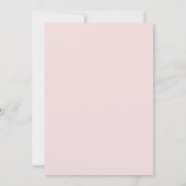 Invitation Mariage Fleur Botanique Rose Pourpre (Dos)