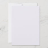 Invitation Mariage Fleur d'Art Lilac (Dos)