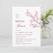 Invitation Mariage Fleur de Cerisier (Debout devant)