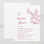 Invitation Mariage Fleur de Cerisier (Devant / Derrière)