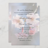 Invitation Mariage Fleur de Cerisier et Verset (Devant / Derrière)
