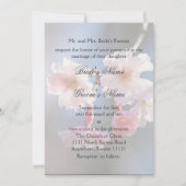 Invitation Mariage Fleur de Cerisier et Verset (Devant)