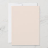 Invitation Mariage Fleur de Champagne Menthe (Dos)