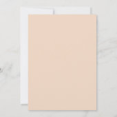 Invitation Mariage Fleur de Corail (Dos)