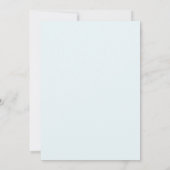 Invitation Mariage Fleur de Corail Azur (Dos)