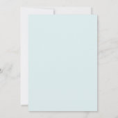 Invitation Mariage Fleur de Corail Bleuet (Dos)