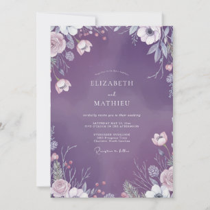 Invitation Mariage Fleur de la Passion Douce