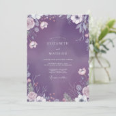 Invitation Mariage Fleur de la Passion Douce (Debout devant)