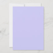 Invitation Mariage Fleur de la Passion Turquoise (Dos)