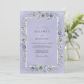 Invitation Mariage Fleur de Lavande (Debout devant)