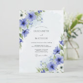 Invitation Mariage Fleur de Lavande Aquarelle (Debout devant)