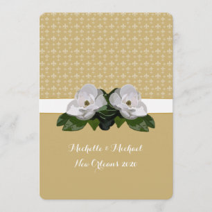 Invitation Mariage Fleur de Lis de Magnolia