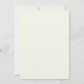 Invitation Mariage Fleur de Mauve Abricot (Dos)