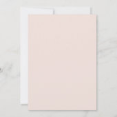 Invitation Mariage Fleur de Mauve Corail (Dos)