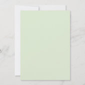 Invitation Mariage Fleur de Mer Citron (Dos)