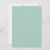 Invitation Mariage Fleur de Mer Mousse (Dos)