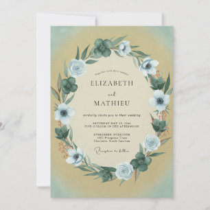 Invitation Mariage Fleur de Miel Pâle