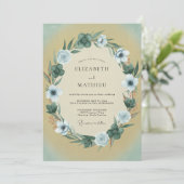Invitation Mariage Fleur de Miel Pâle (Debout devant)