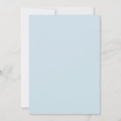 Invitation Mariage Fleur de Poudre de Bleu Blush (Dos)