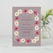 Invitation Mariage Fleur de Prunier (Debout devant)