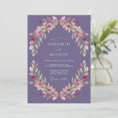 Invitation Mariage Fleur de Prunier (Debout devant)