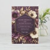 Invitation Mariage Fleur de Prunier Éthérée (Debout devant)
