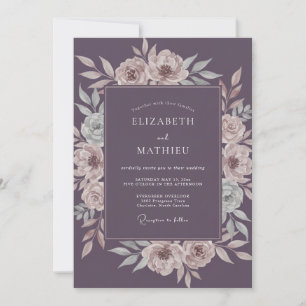 Invitation Mariage Fleur de Prunier Éthérée