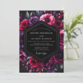 Invitation Mariage Fleur de Prunier Ombral (Debout devant)