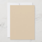 Invitation Mariage Fleur de Prunier Orange Sauvage (Dos)