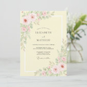 Invitation Mariage Fleur de Teint de Beurre (Debout devant)