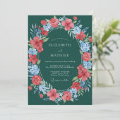 Invitation Mariage Fleur de Thé (Debout devant)