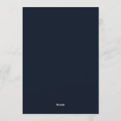 Invitation Mariage Fleur de Vesper Indigo (Dos)