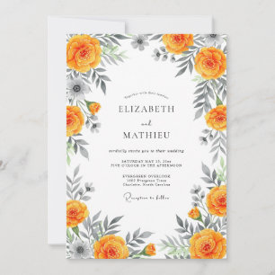Invitation Mariage Fleur d'Oranger