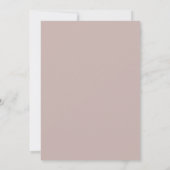 Invitation Mariage Fleur Jaune Mauve Atténué (Dos)