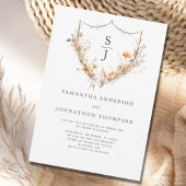 Invitation Mariage fleur sauvage