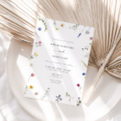Invitation Mariage fleur sauvage