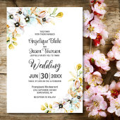 Invitation Mariage fleur sauvage