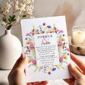 Invitation Mariage fleur sauvage