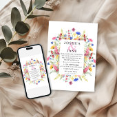 Invitation Mariage fleur sauvage