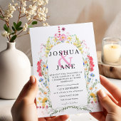 Invitation Mariage fleur sauvage