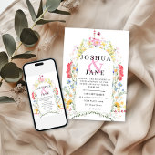 Invitation Mariage fleur sauvage