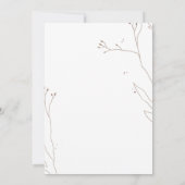 Invitation Mariage fleur sauvage (Dos)