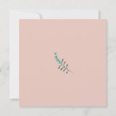 Invitation Mariage fleur sauvage à fleurs rose vif (Dos)