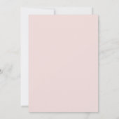 Invitation Mariage Fleur Sauvage Abricot Ocre (Dos)