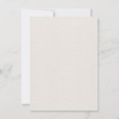 Invitation Mariage Fleur sauvage Boho (Dos)