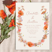 Invitation Mariage Fleur sauvage Boho