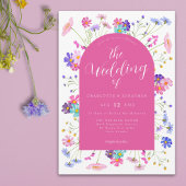 Invitation Mariage Fleur sauvage Boho