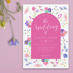 Invitation Mariage Fleur sauvage Boho