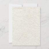 Invitation Mariage Fleur sauvage capricieux (Dos)